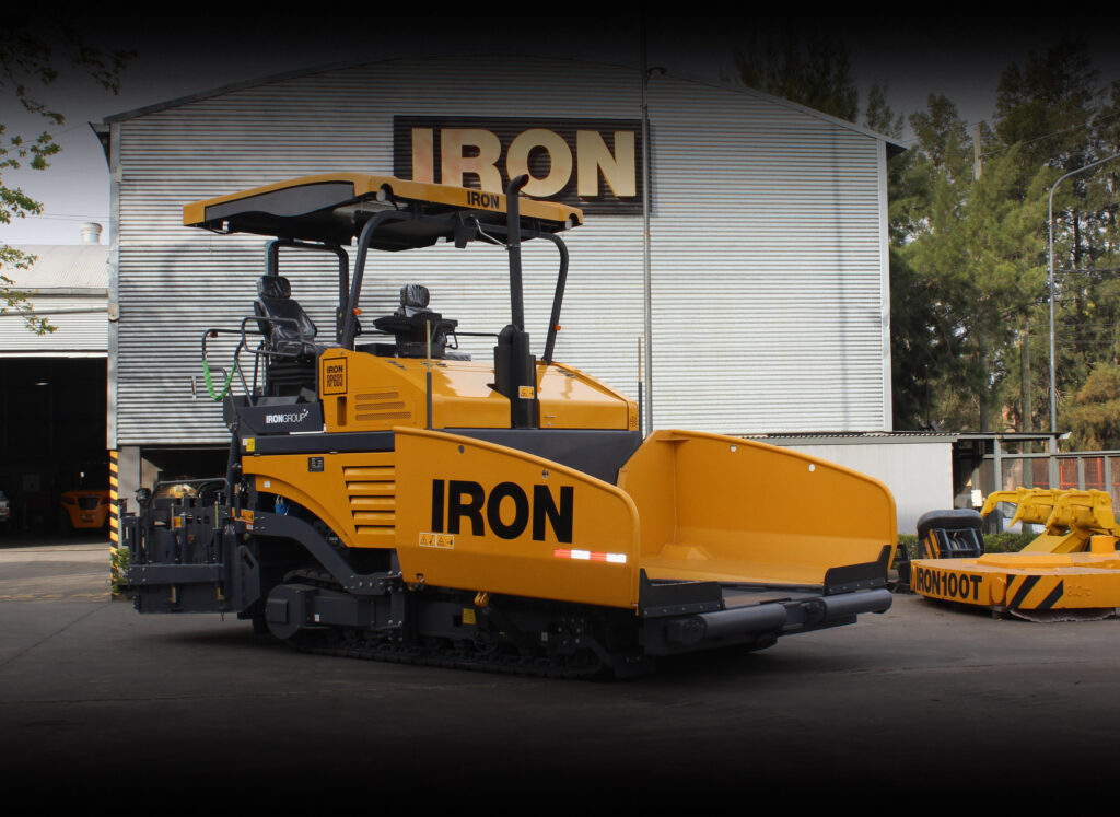 Iron Roup IRON Group presenta su nueva Terminadora de Asfalto: – IRONGROUP®